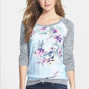 Yalitza Mixed Media Pullover Top